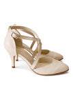 Pantofi Dama Din Piele Naturala Bej 860
