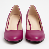 Pantofi Dama Din Piele Naturala Mov 823