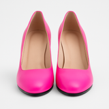 Pantofi Dama Din Piele Naturala Roz 823