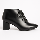 Botine Dama Din Piele Naturala Negru 915