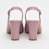 Pantofi Dama Din Piele Naturala Lila 702