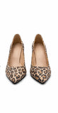 Pantofi Dama Din Piele Naturala Leopard 871