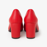Pantofi Dama Din Piele Naturala Roșu 823