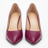 Pantofi Dama Din Piele Naturala Mov 871