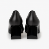 Pantofi Dama Din Piele Naturala Negru Velur 750