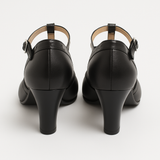 Pantofi Dama Din Piele Naturala Negru Cu Lac