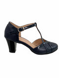 Pantofi Dama Din Piele Naturala Bleumarin 756