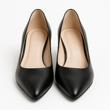 Pantofi Dama Din Piele Naturala Negru 558