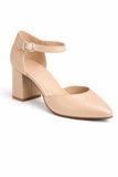 Pantofi Damă Din Piele Naturală Nude 1192