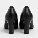 Pantofi Dama Din Piele Naturala Negru Cu Lac 418