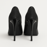 Pantofi Dama Din Piele Naturala Negru Cu Velur 928