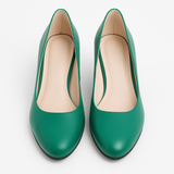 Pantofi Dama Din Piele Naturala Verde 823