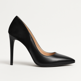 Pantofi Dama Din Piele Naturala Negru Cu Velur 928