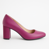 Pantofi Dama Din Piele Naturala Mov 823