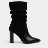 Cizme dama din piele naturală Negru 920