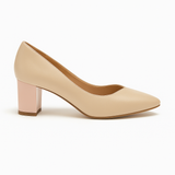 Pantofi Dama Din Piele Naturala Nude 820
