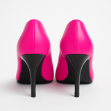 Pantofi Dama Din Piele Naturala Roz 558