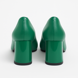 Pantofi Dama Din Piele Naturala Verde 823