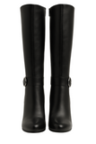 Cizme dama din piele naturala neagra 606