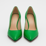 Pantofi Dama Din Piele Naturala Verde 707