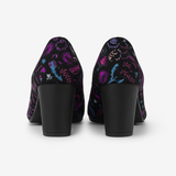 Pantofi Dama Din Piele Naturala Velur Marin 823