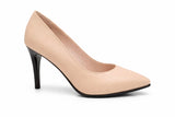 Pantofi Dama Din Piele Naturala Nude 872