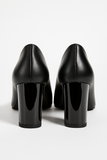 Pantofi Dama Din Piele Naturala Negru Velur 935