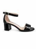 Sandale Dama Din Piele Naturala Negru Croco 813