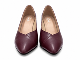 Pantofi Dama Din Piele Naturala Mov Inchis 820