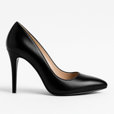 Pantofi Dama Din Piele Naturala Negru 707