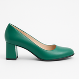 Pantofi Dama Din Piele Naturala Verde 823