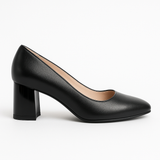 Pantofi Dama Din Piele Naturala Negru 558