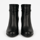 Gheata Dama Din Piele Naturala Negru 908