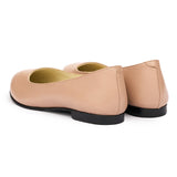 Balerini dama din piele naturala bej 3034