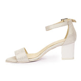 Sandale dama din piele naturala crem 3122