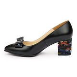 Pantofi dama din piele naturala neagra  814