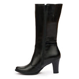 Cizme dama din piele naturala neagra 1031