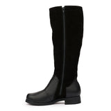Cizme dama din piele naturala neagra 1039