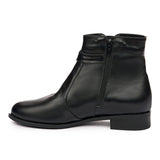Ghete dama din piele naturala neagra 907